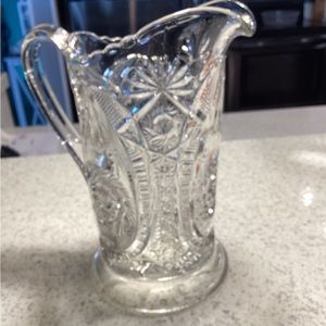 Antique Crystal Pitcher
